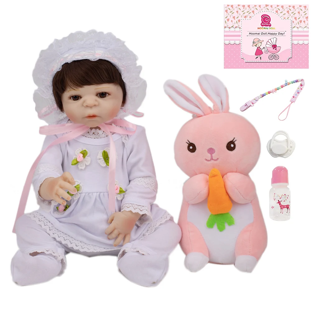 48 см горячая Распродажа куклы Bebe Reborn новый стиль модный силиконовый корпус 19