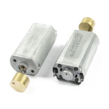 

2pcs DC 12V 16000RPM 2-Pin Silver Current Electromotor
