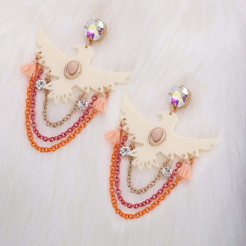 Boho-women-earrings-statement-Earrings-for-women-Beige