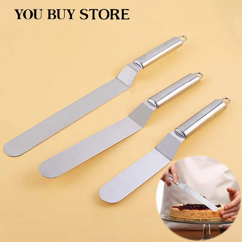 Stainless Steel Cake Spatula – Butter & Cream Icing Knife 1
