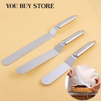 Stainless Steel Cake Spatula – Butter & Cream Icing Knife 1