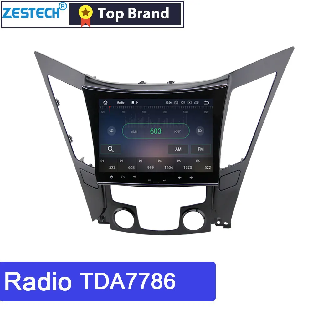 Zetech 9 дюймов Android автомобильный Радио dvd-плеер для hyundai Sonata 8 Sonata YF 2010- Автомобильный gps навигатор рулевое колесо управления