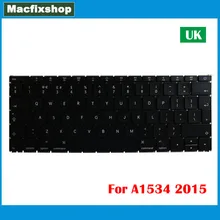 Laptop A1534 Uk Keyboard 2015 Jaar Voor Macbook Retina 12 Inch Engels Big Enter A1534 Toetsenbord Vervanging Getest Werken