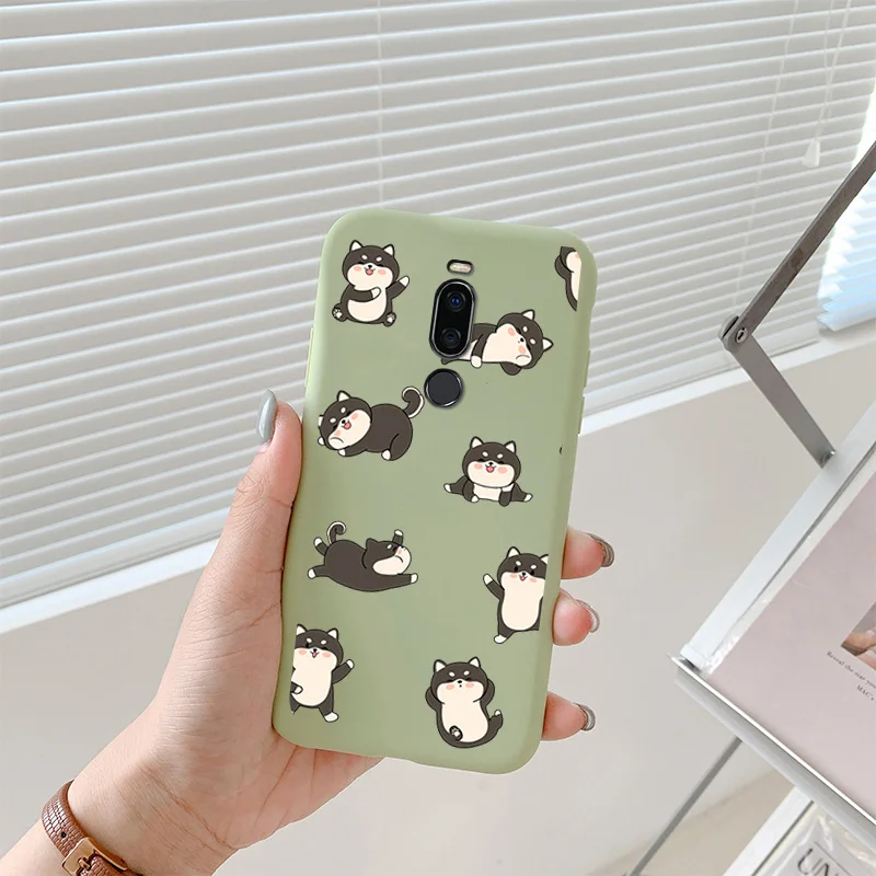 Cute Animal Pattern Phone Cover For Meizu X8 Case Cartoon Soft Silicone Painted Shell Shockproof Protection Bags 