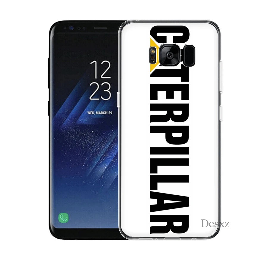 Мобильный чехол для телефона для samsung A3 A5 A6 A7 A8 A9 A10 A20 A30 A40 A50 A60 жесткий чехол с логотипом Caterpillar милый