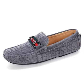 

2020 Summer Loafers Men Shoes Casual Genuine Leather Slip On Flats Shoes Soft Male Moccasins Breathable Driving Boat Shoes