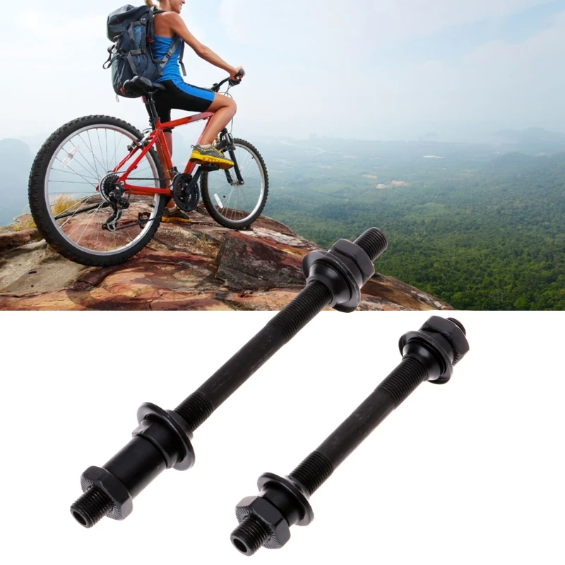 Bike Thru Axles Adapter Mountain Bike Bicycle Quick Release Front Back Axles Hollow Hub Shaft Lever New