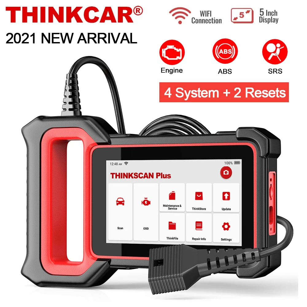 Select 2 Options for Free WiFi Update Thinkcar OBD2 Scanner Code Reader for Car ABS/SRS/Engine Vehicle Diagnostic Scan Tool with 28 Reset Select 2 Options for Free WiFi Update Thinkcar OBD2 Scanner Code Reader for Car ABS/SRS/Engine Vehicle Diagnostic Scan Tool with 28 Reset