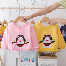 Милый пуловер для малышей; осенние свитшоты с рисунком для мальчиков; Мягкий Топ для новорожденных; весенние повседневные толстовки с капюшоном для 9 months to 3 years Old; Верхняя одежда для малышей