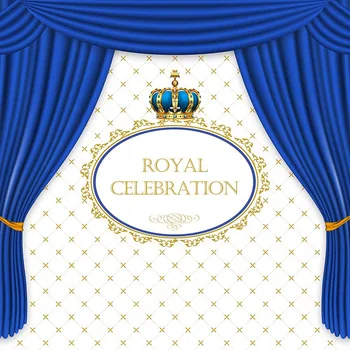 

Royal celebration Photography background fabric blue curtain funds for Photo backdrops for Photography Studio funds props lv-177