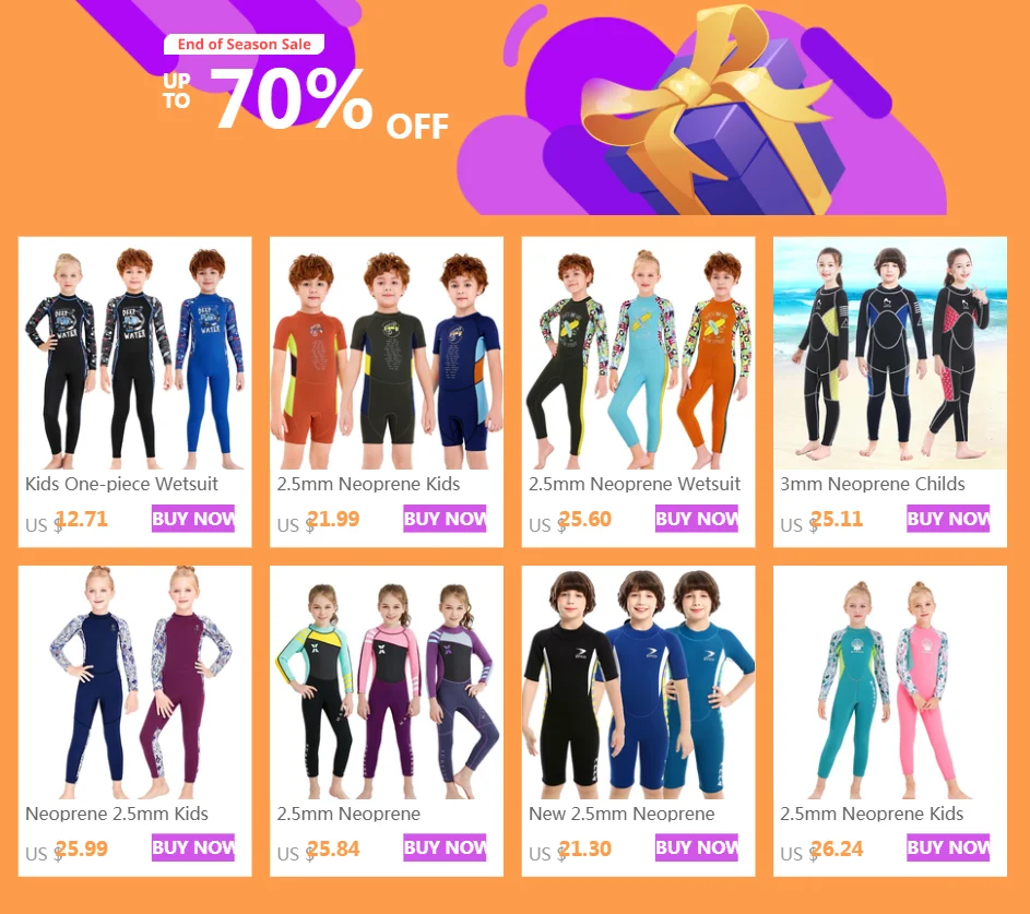 Neoprene 2 5mm Kids Printing Wetsuit One Piece Full Length Back Zipper Diving Suit For Girls Swimming Scuba Kayak Surfing Suit Wetsuit Aliexpress