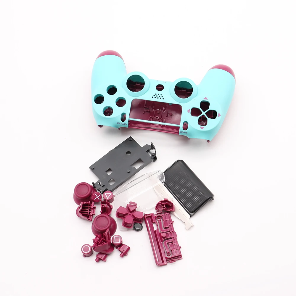 Замена Полный корпус и кнопки мод комплект для jds 040 JDM 040 DualShock 4 playstation 4 PS4 Pro контроллер корпус гладкий Чехол