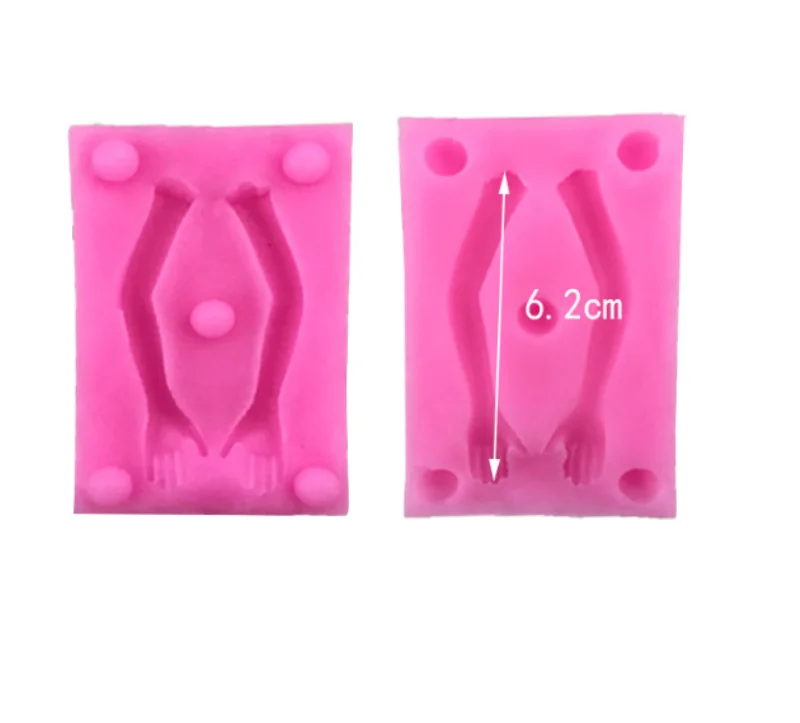 Woman&Man Body Shape Silicone Mold Creative Fondant Cake Baking Mould DIY Handmade Clay Craft Plaster Ceramic Silicone Molds