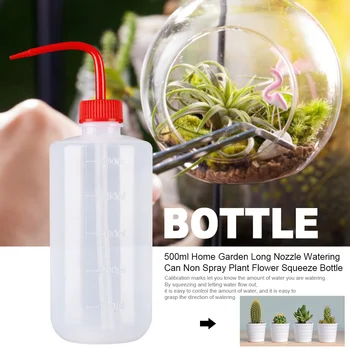 

500ml Portable Non Spray PE Plant Flower Corrsion Resistant Succulents Long Nozzle Watering Can Tool Squeeze Bottle Beak Pouring