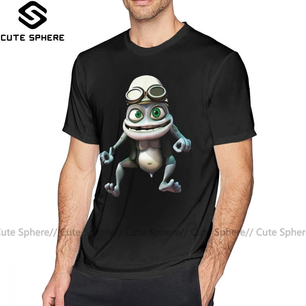 Футболка мужская с принтом Crazy Frog хлопок короткий рукав 4xl | Мужская одежда
