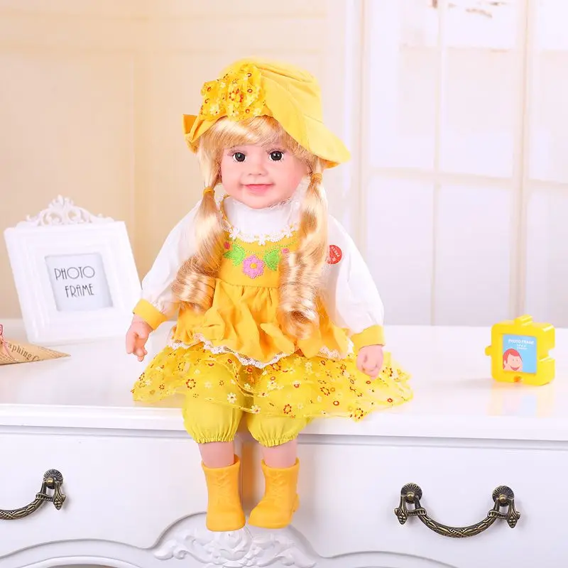 Милая Детская кукла младенец подарок Мерцающая девушка детские игрушки