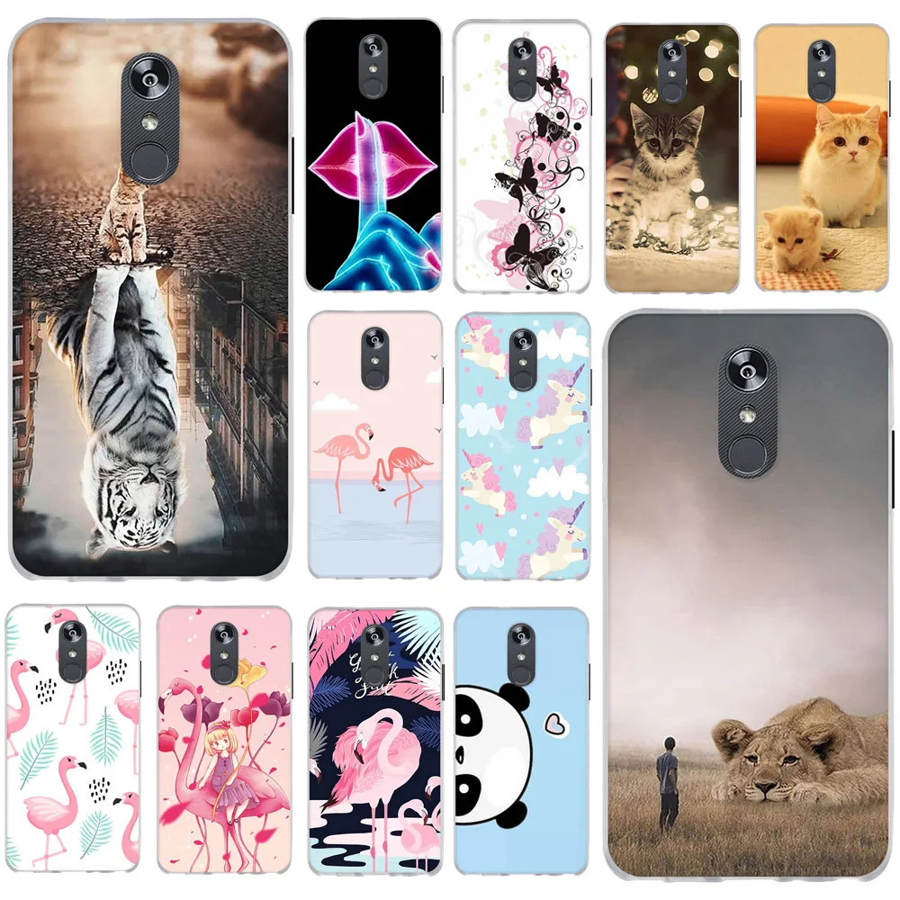 

For LG Stylo 4 Case Silicone Soft TPU Cover For LG Q Stylus Case Phone Back Cover For LG Stylo 4 Case 6.2" Cute Animals Pattern