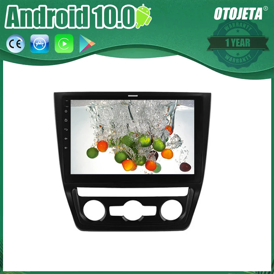 OTOJETA Android 10 2.5D экран Автомобильный Радио плеер для Skoda YETI 2014 2017 головное устройство