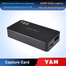 Плата видеозахвата y & h совместимая с hdmi dslr камера для