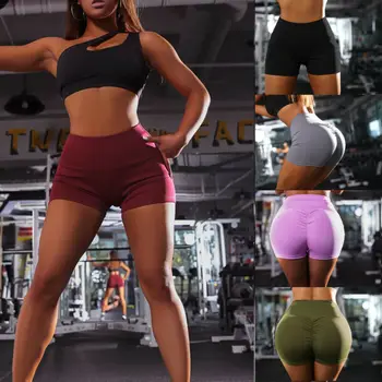

Women Skinny Shorts Workout Summer Casual High Waist Fitness Shorts Hot Sale
