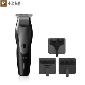 

New Youpin ENCHEN Hummingbird Electric Hair Clipper USB Charging Low Noise Hair Trimmer with 3 Hair Comb Black