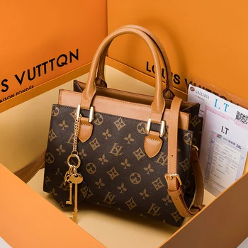 

2020 New Famous Designer Genuine Leather Shoulder Messenger Bag High Quality Women Purse and Handbag Large Capacity Casual Totes