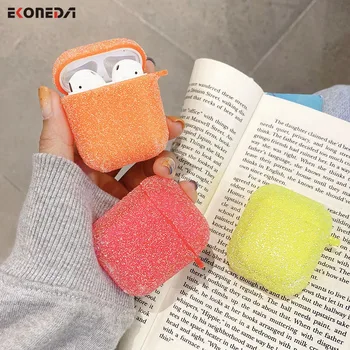 

EKONEDA Silicone For Airpods pro case Bling Luxury Diamonds Protectve Cover For Airpod Case Candy Colors earphone cases