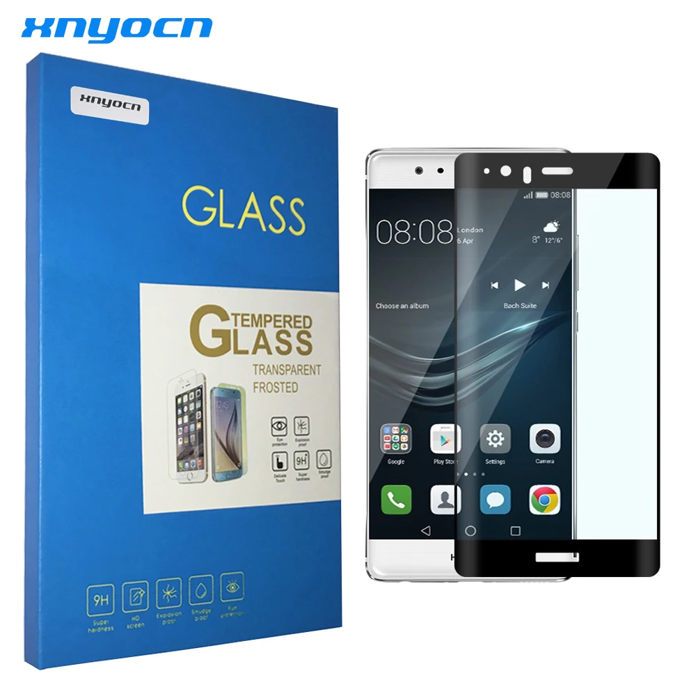 Xnyocn для huawei P9/P9 плюс закаленная пленка/полный экран полный охват мобильного
