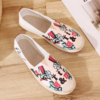 

Fashion Women Shoes Walking Running Lightweight Sneakers Women Casual Shoes Outdoor Breathable Cloth Comfy Slip On Flats Shoes