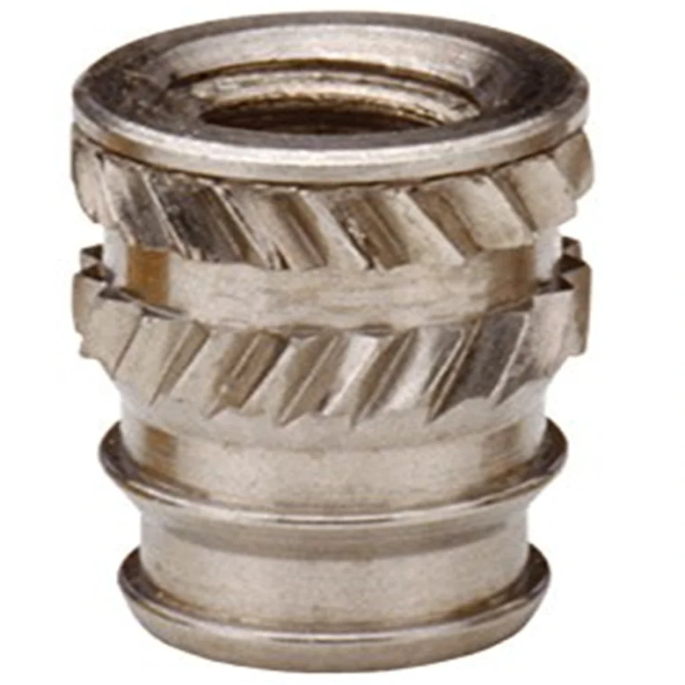 

IUC-024 Brass Insert Nut knukles Nuts Insertos Knurling Copper Rivnut Threaded Thru Inserts-Types Knurled Ecrou Inserti Tuerca