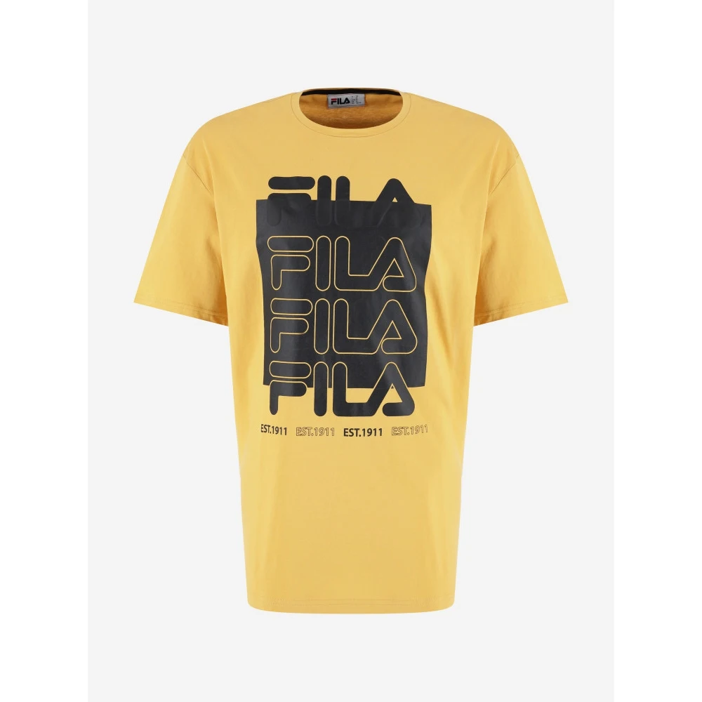 Fila men's t shirt yellow, sports 