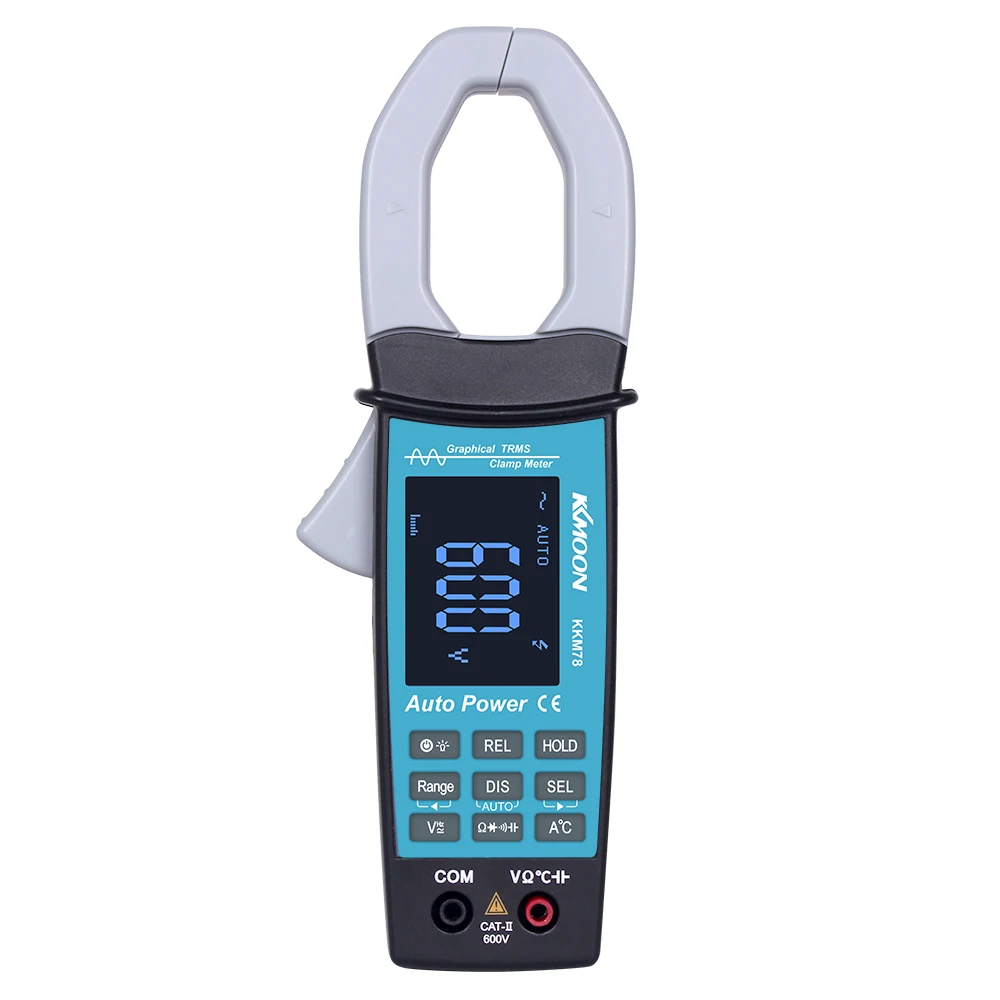 Цифровой зажим KKMOON KKM78 600 В с функцией True RMS|Токоизмерительные клещи| |
