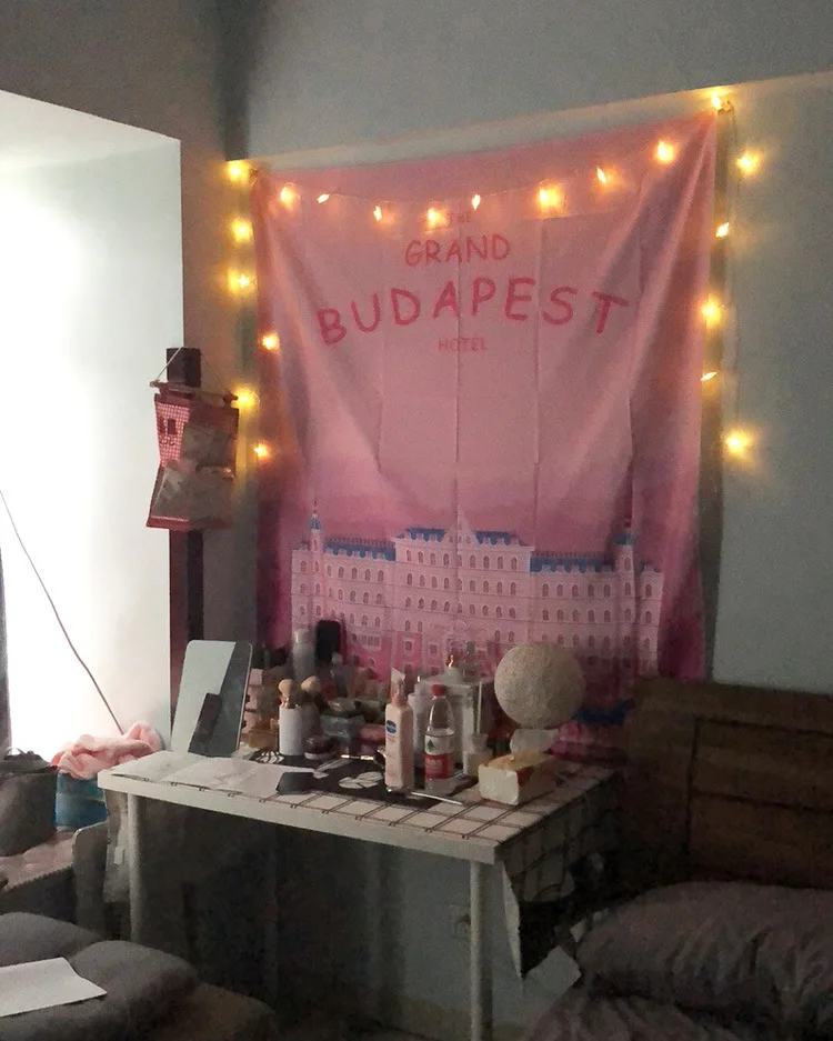Accessories For Wall Hanging Tapestry Included Non-trace Nail / Hanging Clamp / 3M Stick tapestry decorations