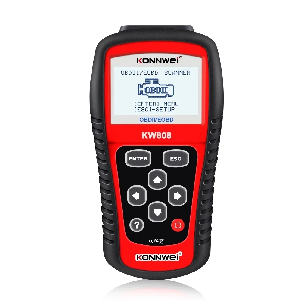 Профессиональный сканер OBD2 KONNWEI KW808 автомобильный диагностический инструмент OBD