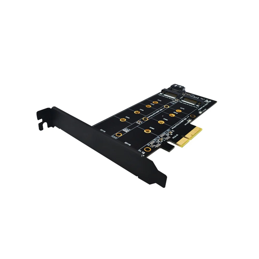 M.2 платы компоненты двойной интерфейс адаптер Карточка SSD аксессуары NGFF к PCIE X4 компьютер NVME b-ключ черный M