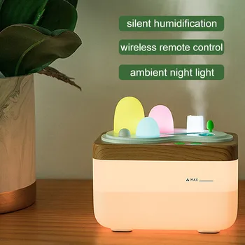 

420ml Mini Desktop Night Light Humidifier Aroma Diffuser Ultrasonic Ionizer Indoor Car Atomizer ABS Material