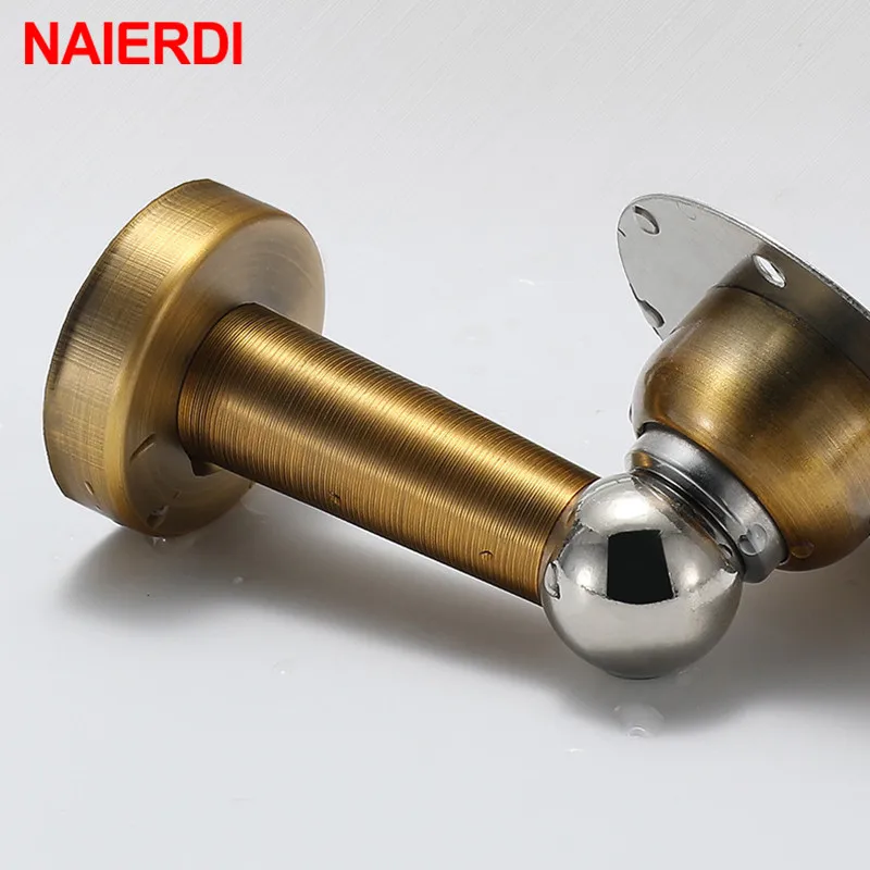 Stainless Steel Door Stopper Magnetic Door Stop Floor Wall Mount Wind-Proof Holder Hardware door stopper,magnetic door stopper