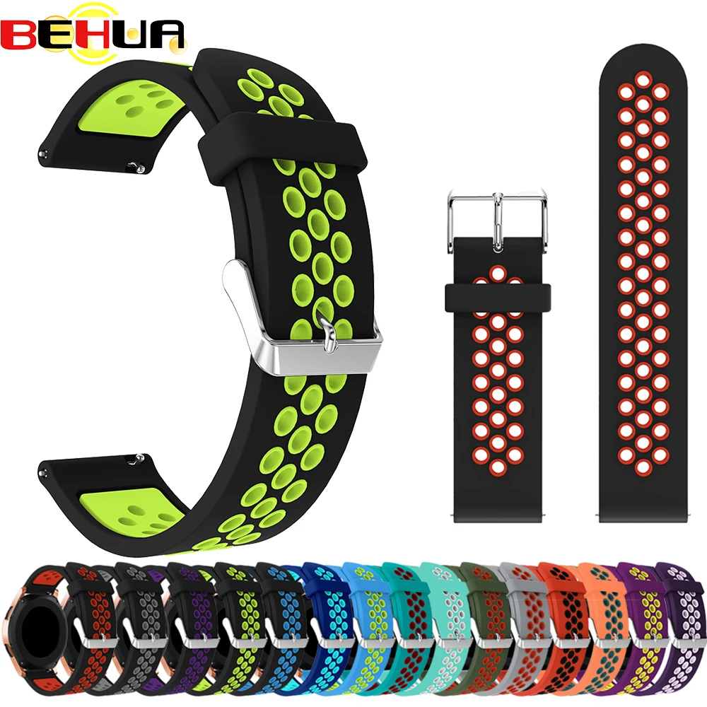 Ремешок для Xiaomi Amazfit Bip BIT youth Смарт часы носимые наручные 20 мм браслет Huami GTS / GTR 42