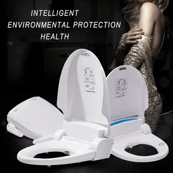 

Wetips Smart Heated Toilet Seat Hinge WC Japones Bano Intelligent Automatic Toilet Lid Cover Multifunal Electric Smart Toilet