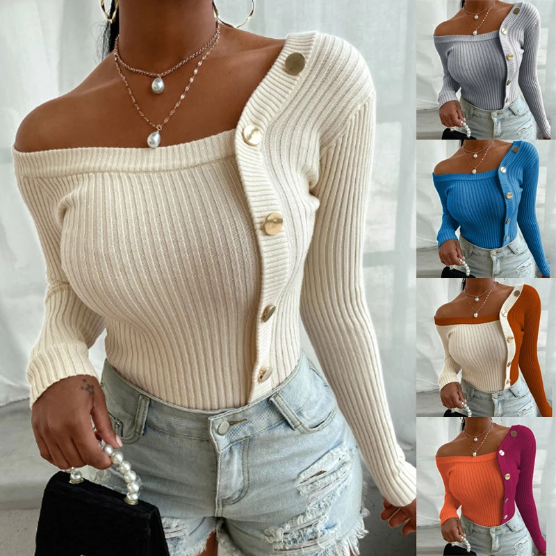 

Women Sexy V Neck Button Blouses Shirts Autumn 2020 New Elegant Casual Long Sleeves Solid Tops Female Vintage Fashion Slim Blusa