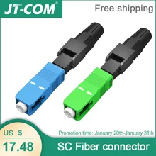 200PCS FTTH SC APC Single Mode SC UPC Fiber Optic Quick Connector SC APC FTTH Fiber