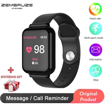 

B57 smart watch Message Reminder smartwatch android iOS reloj montre connectee homme femme Fitness Tracker relogio de pulso