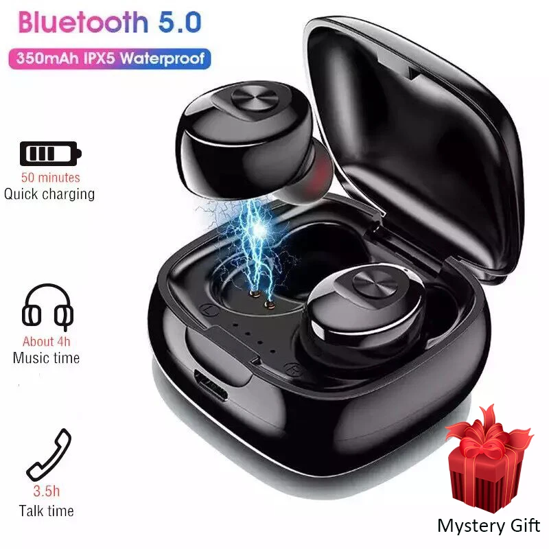 TWS стереонаушники XG12 с поддержкой Bluetooth 5 0 и функцией автосопряжения|Наушники