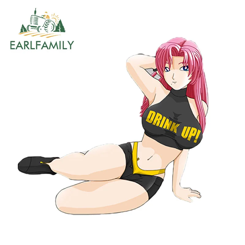 EARLFAMILY 12 см x 11 1 Alco Girl Johnni Walker от pinakaguповседневные автомобильные наклейки s