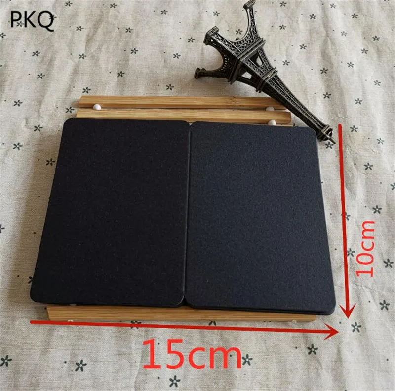 10 шт DIY пустые белые/черные/крафт-бумажные карты складные карты ручной рисунок бумажные карты Поздравительные открытки с днем рождения