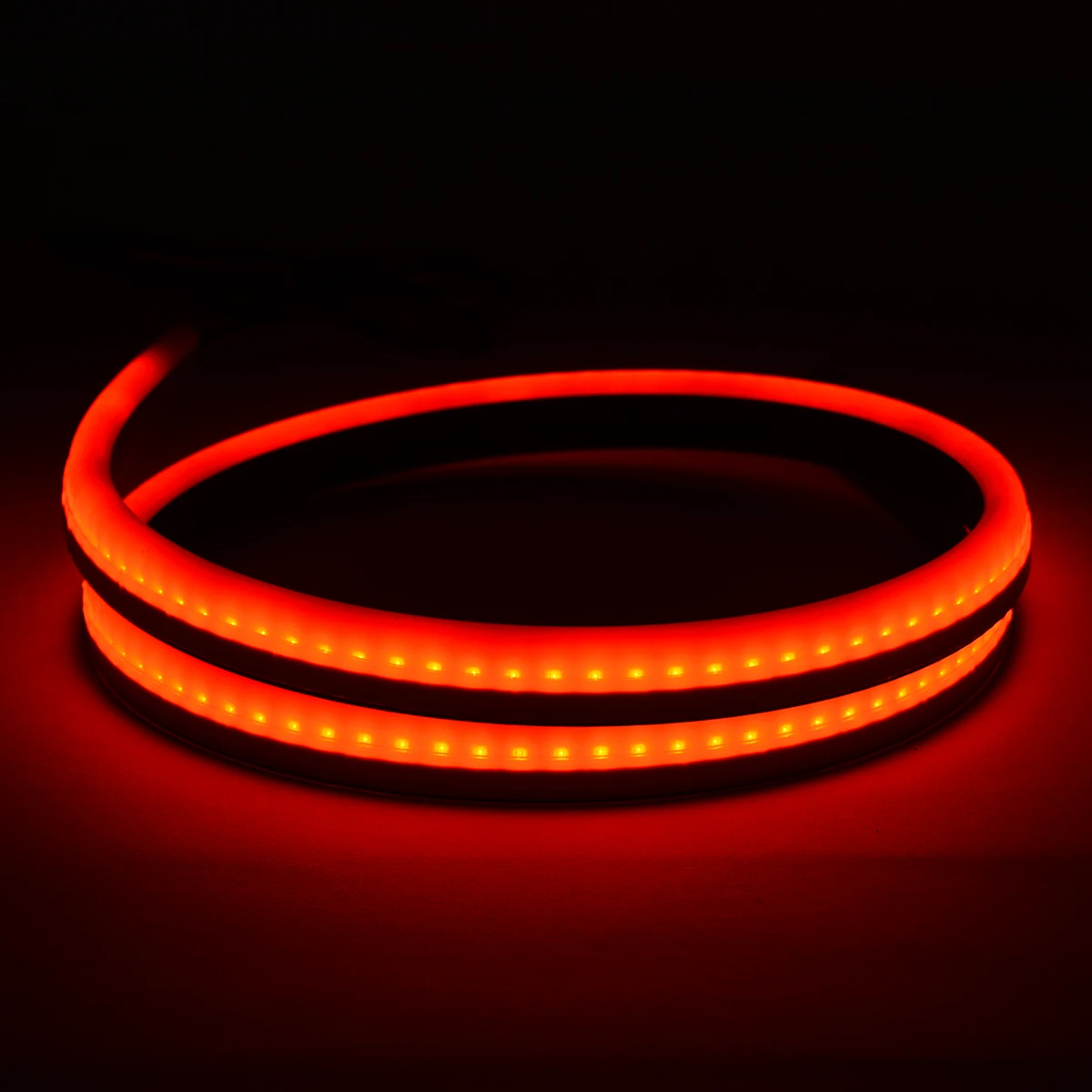 1ser 12V Flexible Red LED Car High Mount Third 3rd Rear Brake Light Turn Signal Strip Lamp DIY Accessories