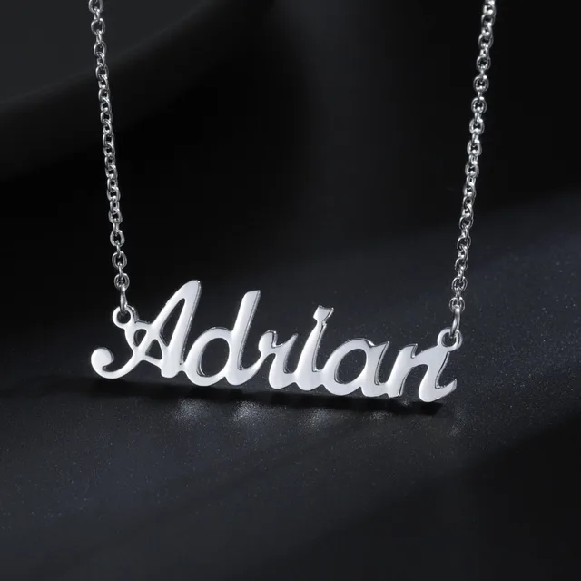 Personalized Name Necklace Gold 