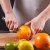 Stainless Steel Lemon Zester Grater With Channel Knife And Hanging Loop Kitchen Gadgets Orange Citrus Fruit Grater Peeling Knife 6