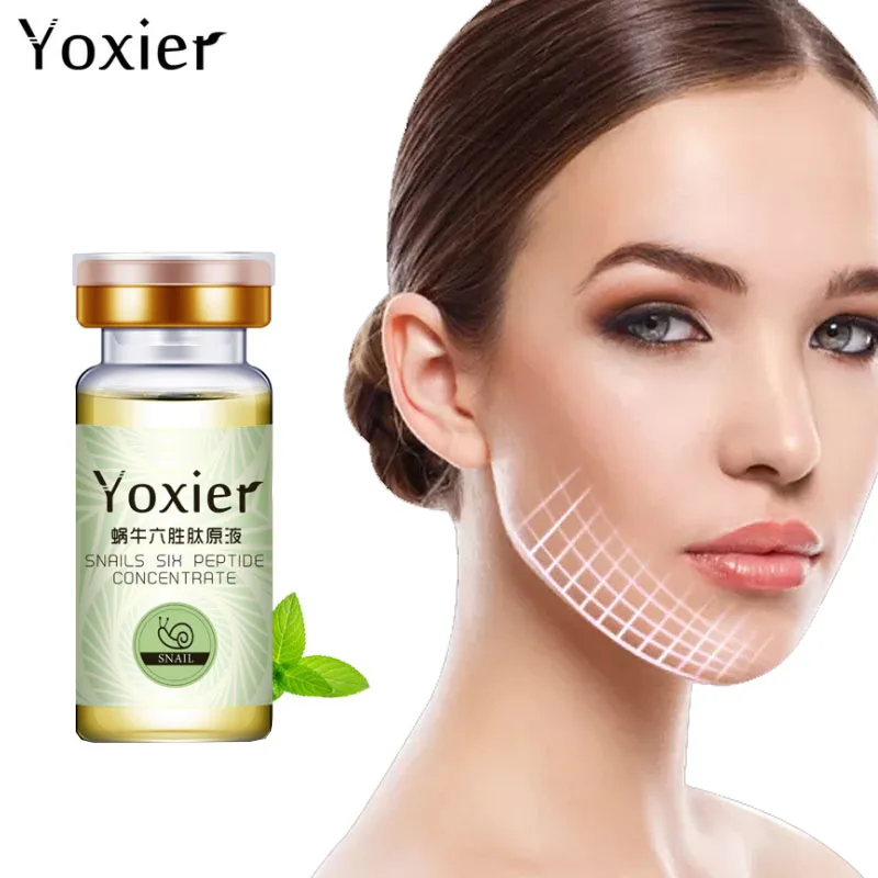 Yoxier лицо улитки сыворотка шесть пептидов против старения морщин укрепляющий