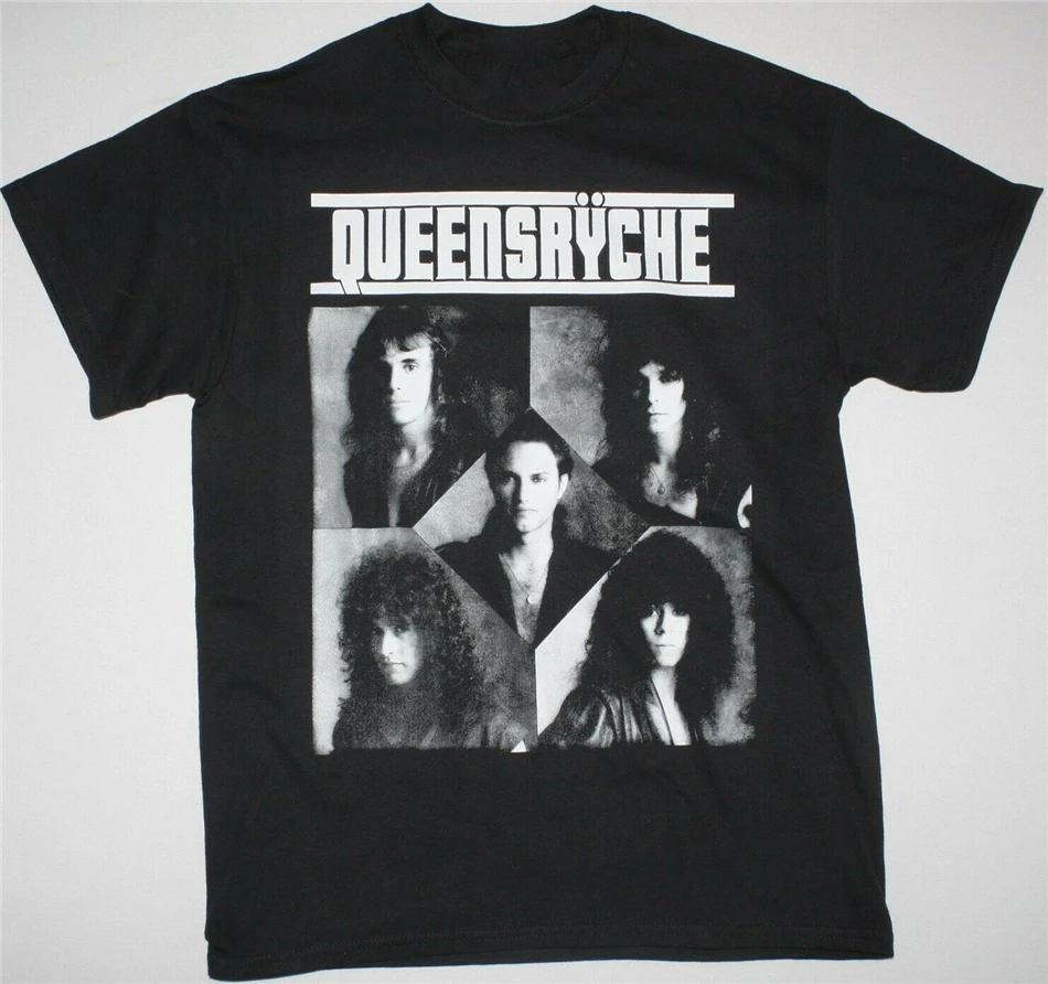 Новая Черная футболка queenryche Queen Of The Reich Progressive Metal Savatage бесплатная доставка |